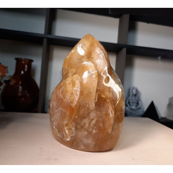 Golden Healer Quartz Freeform Flame AAA+ 1 - Etsy High-Grade AAA Golden Healer Quartz Crystal Flame Free-form